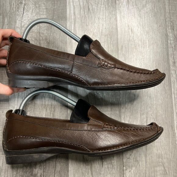 Leather Brown Rockport Vintage Style Loafers Size 7 - Picture 2 of 7